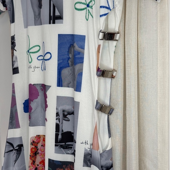 With Jéan Lovers Dress Floral Mimicry L - Picture 9 of 10